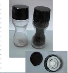 Disposable  salt  &  pepper   grinder 