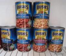 canned kidney beans/ canned green beans /canned baked beans