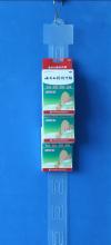 T-shape PP Transparent Clip Strips,hanging clips(T-744112)