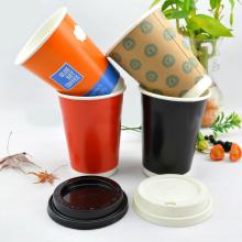 hot paper coffee cup disposable paper cup with lid