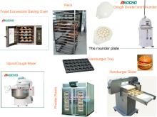 Hamburger bread making machine production line