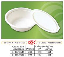 L001B 500ml biodegradable bowl