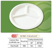 P007-10 inch degradable plate