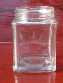 260ml square glass jar