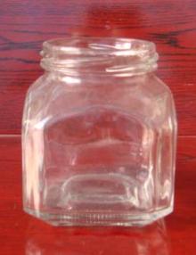 310ml square glass jar