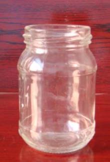 175ml round glass jar