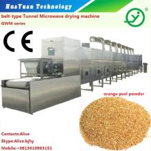 tunnel type microwave drying sterilization machine for bag food