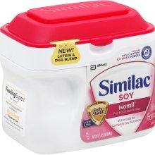Similac Isomil Infant Formula, Soy, with Iron, Powder, Birth to 12 Months - 1.45 lb (658 g)