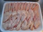 Frozen chicken wings