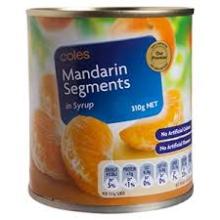 canned Mandarin cups