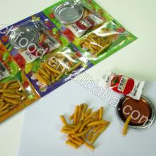 Snack Western Food Set Meal,Potato Chips And Tomato Sauce