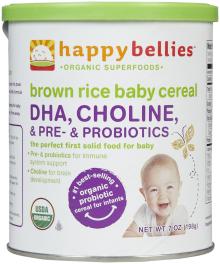 Happy Baby Happy Bellies - Organic Brown Rice Cereal (6 Pack)