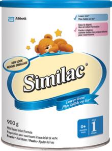 Similac Lower Iron, 900g Powder