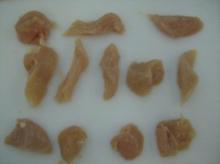 Chicken breast trimming