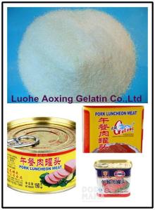 organic gelatin used for cannned meat