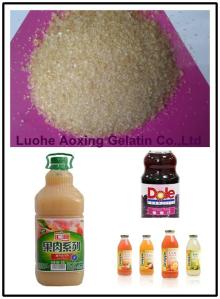 unflavored edible gelatin used for juice
