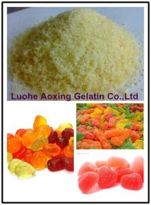  food  gelatin used for soft candy