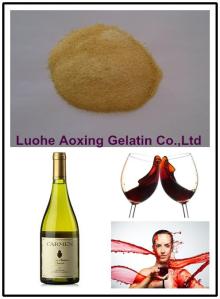edible gelatin used for wine