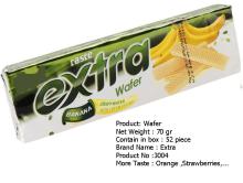 banana wafer high quality 70 gr
