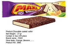  chocolate  coated  wafer 