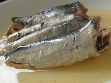  Canned   sardines  in  brine 