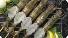 Raw HOSO Bikini Black Tiger Shrimp