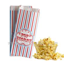 popcorn paper bag, grease proof bag, V bottom paper bag