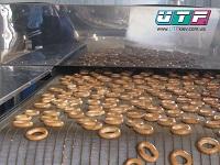 Semi-automatic bread ring production line using the tunnel  oven 