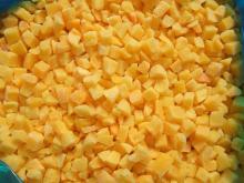 IQF  yellow   peach   dice s
