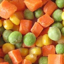 food of frozen mixed vegetables