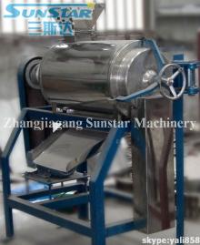 Single stoning and pulping machine