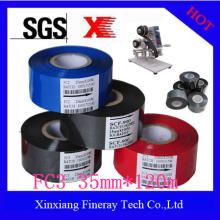 FC3 35mm*120m hot foil stamping ribbon/ hot foil printing ribbon/Hot foil tape