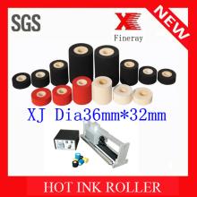 Fineray brand XJ and XF type 36MM*32MM type black hot ink roll / hot ink roller for date coding