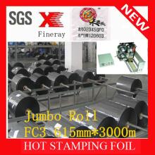 FC3 type Fineray brand Hot stamping foil jumbo roll for date coding for plastic bags