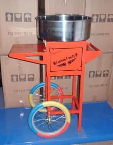 cotton candy machine with cart