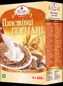 Buckwheat flakes of instant cooking