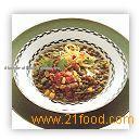 Lentil stew with diced Abraham smoked ham, spaetzle pasta and sausage