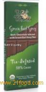Dark Chocolate Bar Infused With Green Earl Grey Tea