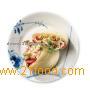 Pita bread with cod roe filling