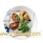 Cod roe cakes with herbs