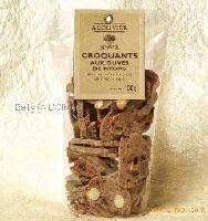 CRACKERS WITH OLIVES FROM NYONS - 100 g bag (3.5 oz)