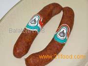 Dry sausage with garlic