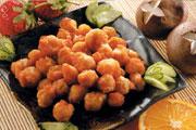 Squid mouth with bread powder