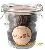 Chocolate in Unique Glass pot