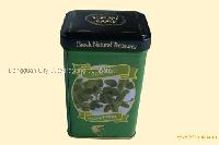 SQUARE  FOOD   TIN  BOX