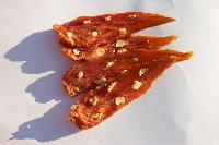 Dry chicken jerky with cheese