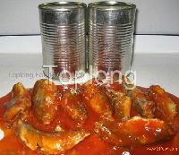 Canned Sardines in brine, tomato sauce, oil