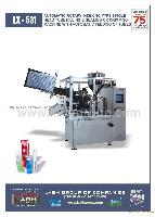 LX-531: Automatic Rotary Indexing Type Single Head Tube Filling And Sealing Or Crimping Machine