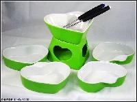 chocolate fondue sets-Heart-G