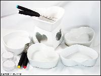 chocolate fondue sets-Heart-W